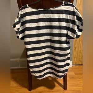Striped Black and White Woman’s Shirt